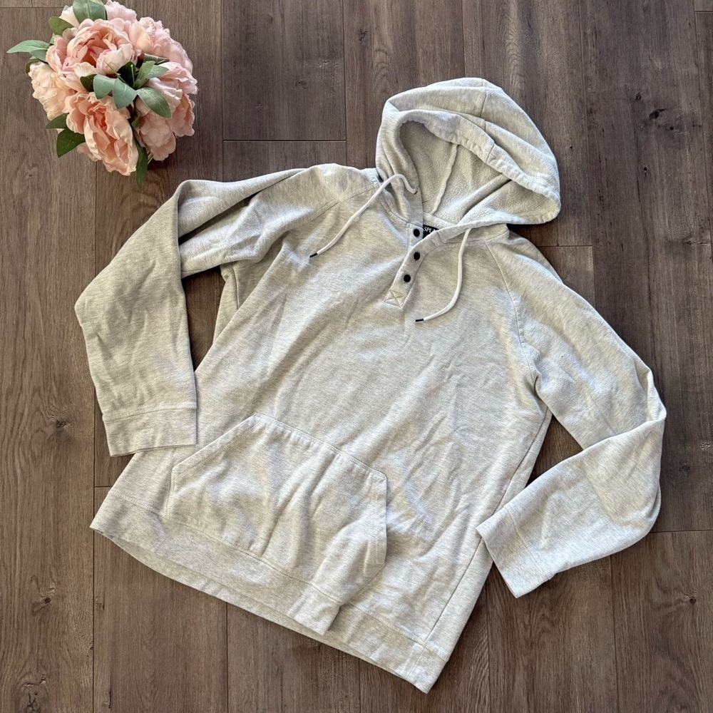 Men's‎ Light Grey Pullover Hoodie